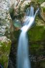 Slovenia, Soca River Valley. Close-up of Kozjak Brook cascade. Art Print